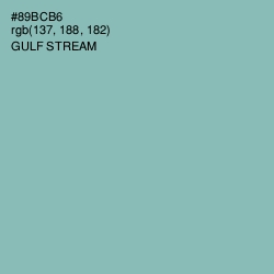 #89BCB6 - Gulf Stream Color Image